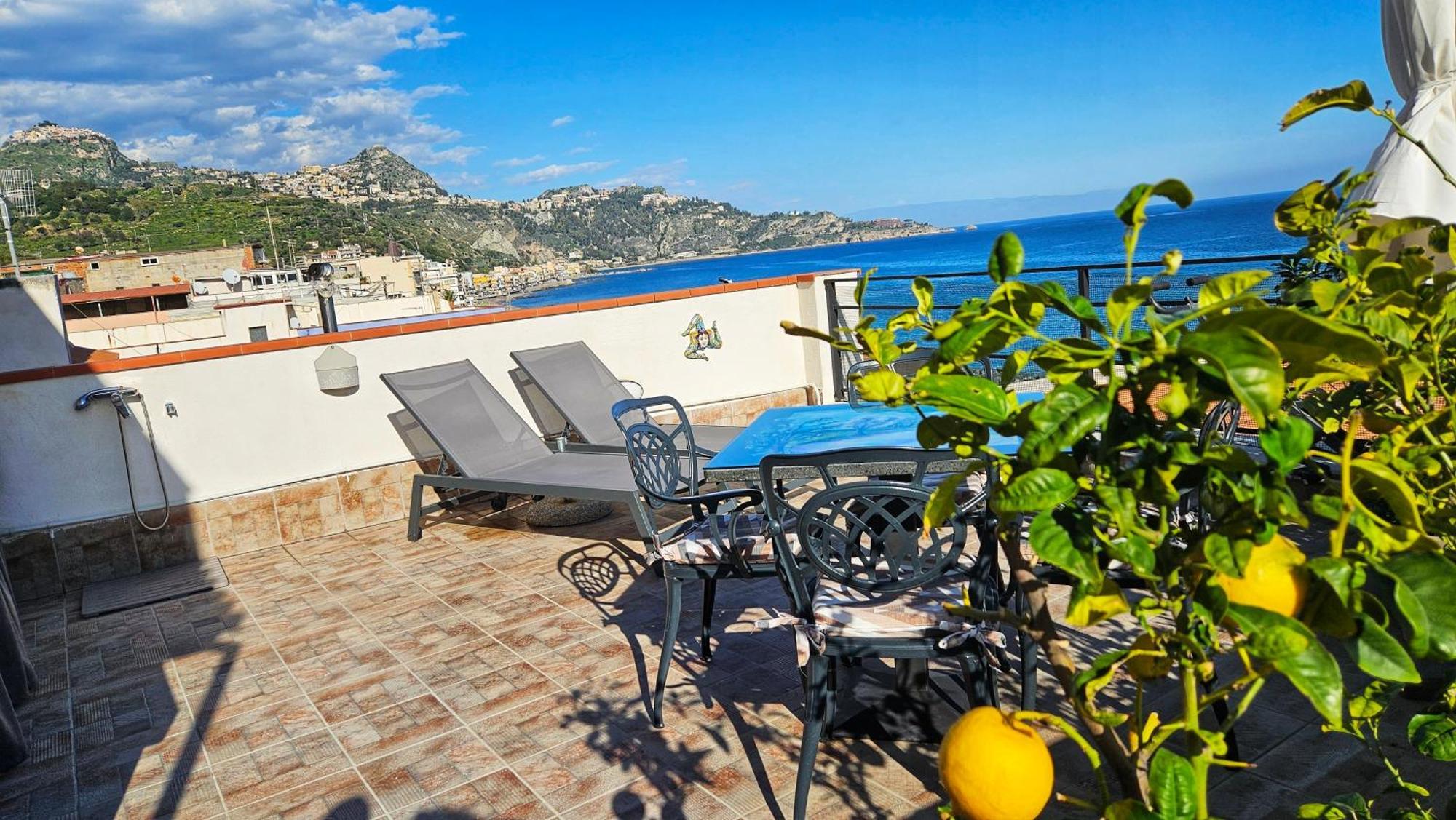 Panoramic Terrace Room Giardini Naxos Exterior photo